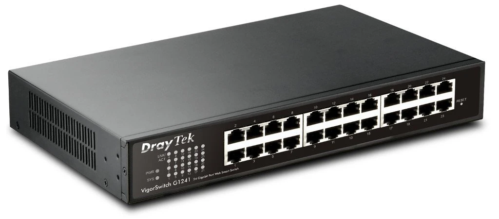 Draytek VigorSwitch G1241 Gigabit Ethernet Switch 3 Draytek VigorSwitch G1241 Gigabit Ethernet Switch
