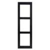 2N Surface Installation Frame For 3 Modules - Black -Network Equipment Store 2n 9155023b frame