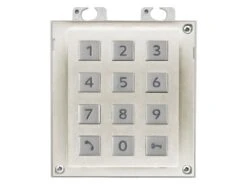 2N IP Verso Keypad Module 9155031 - In Nickel -Network Equipment Store 2n ip verso keypad module front image