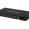 Ubiquiti EdgeRouter 12 With 10 Gigabit PoE Ports And 2 SFP Ports 2 Ubiquiti EdgeRouter 12 With 10 Gigabit PoE Ports And 2 SFP Ports -Network Equipment Store EdgeRouter 12 side