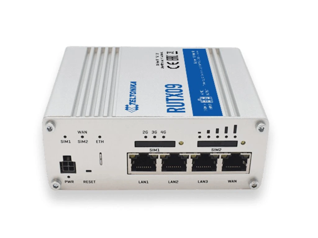 Teltonika RUTX09 LTE Cat 6 Industrial Router 3 Teltonika RUTX09 LTE Cat 6 Industrial Router