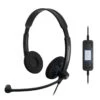 Sennheiser SC 60 Binaural USB Control Wired Headset -Network Equipment Store SC60 USB CTRL Binaural Headset Front