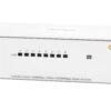Aruba Instant On 1430 8-Port Unmanaged Layer2 Gigabit Switch (R8R45A) -Network Equipment Store aruba instant on 1430 r8r45a 8g unmanaged switch front angle image