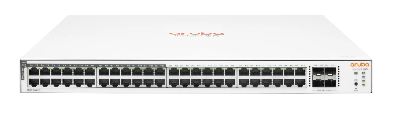 Aruba Instant On 1830 48-Port Smart PoE+ Switch With 24 PoE Ports 4 Aruba Instant On 1830 48-Port Smart PoE+ Switch With 24 PoE Ports - Image 2