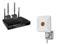 DrayTek V2927Lac WiFi 5 VPN Router & Poynting XPOL-1 5G 2x2 Antenna