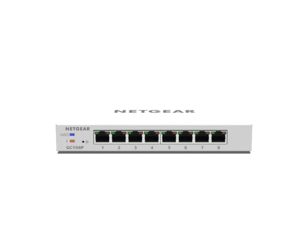 Netgear GC108P-100UKS Insight Managed 8-Port Gigabit PoE+ Switch 4 Netgear GC108P-100UKS Insight Managed 8-Port Gigabit PoE+ Switch - Image 2
