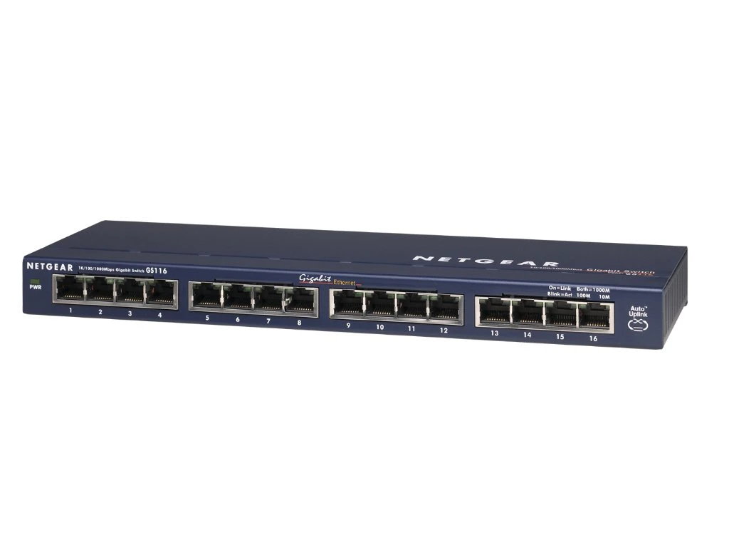 Netgear GS116UK ProSafe 16-Port Gigabit Switch 3 Netgear GS116UK ProSafe 16-Port Gigabit Switch