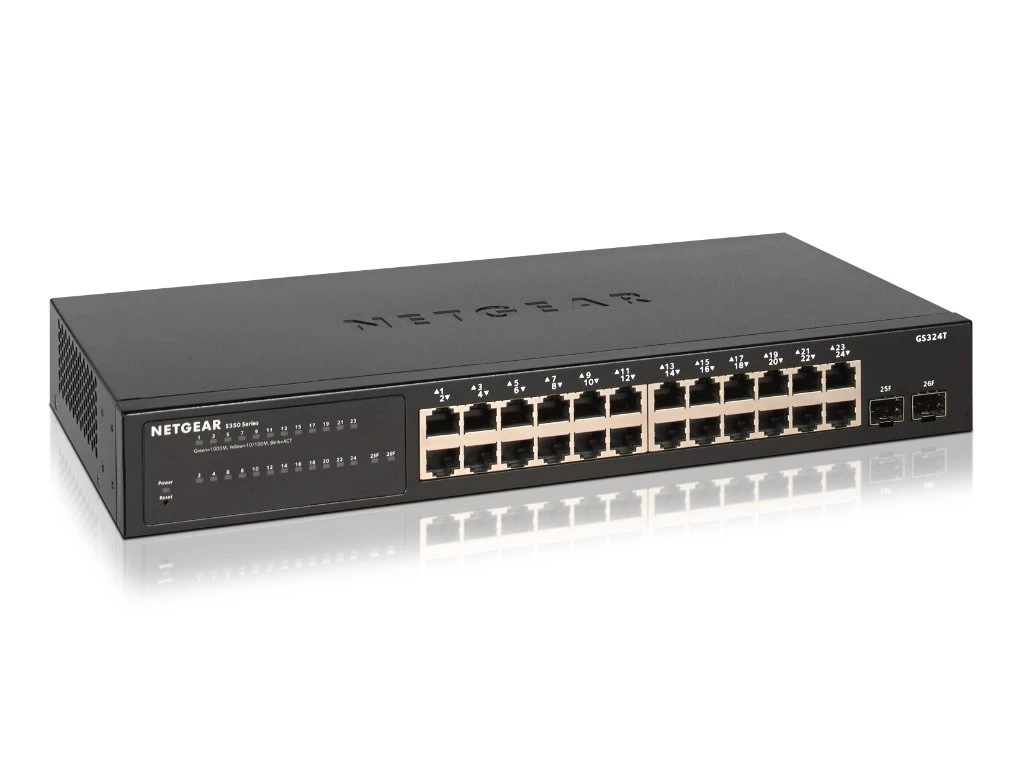 Netgear GS324T 24-Port Gigabit Smart Managed Pro Switch 3 Netgear GS324T 24-Port Gigabit Smart Managed Pro Switch