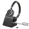 Jabra Evolve 65 SE UC Duo Headset With Charging Stand -Network Equipment Store jabra evolve 65 se uc duo headset stand