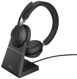 Jabra Evolve2 65 UC Stereo Bluetooth Headset With Stand (USB-C) -Network Equipment Store jabra evolve2 65 uc stereo with stand