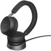 Jabra Evolve2 75 Bluetooth USB MS Stereo Headset With Charging Stand