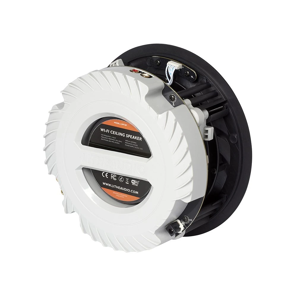 Lithe Audio Wi-Fi IP44 Bathroom Ceiling Speaker (Single) - V2 6 Lithe Audio Wi-Fi IP44 Bathroom Ceiling Speaker (Single) - V2 - Image 4