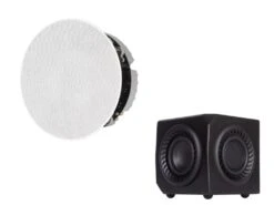 Lithe Audio Wireless Micro Sub Woofer With Wi-Fi Speaker Bundle