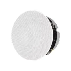 Lithe Audio Wi-Fi Ceiling Speaker (Single) - V2 -Network Equipment Store lithe audio wi fi ceiling speaker front angle with grille