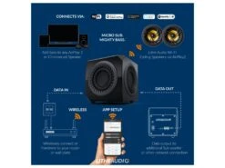 Lithe Audio Wireless Micro Sub Woofer 01675 -Network Equipment Store lithe audio wireless subwoofer 01675 connection diagram