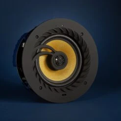 Lithe Audio 6.5" Bluetooth Ceiling Speaker 50W - Single Master 03200 -Network Equipment Store lithe bluetooth ceiling speaker 03200 front angle image with background