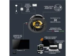 Lithe Audio All-in-one Wi-Fi IP44 Ceiling Speaker - Single -Network Equipment Store lithe ip44 wi fi speaker image 4