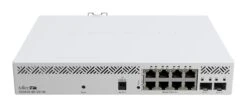 MikroTik CSS610 Gigabit PoE SFP+ 8 Port Switch (CSS610-8P-2S+IN) -Network Equipment Store mikrotik css610 8p 2sin gigabit poe sfp 8 port switch front image