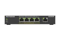 Netgear GS305P-200UKS 5-Port Unmanaged Gigabit PoE+ Switch 6 Netgear GS305P-200UKS 5-Port Unmanaged Gigabit PoE+ Switch -Network Equipment Store netgear gs305p 5 port unmanaged gigabit poe switch front image