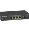 Netgear GS305P-200UKS 5-Port Unmanaged Gigabit PoE+ Switch 2 Netgear GS305P-200UKS 5-Port Unmanaged Gigabit PoE+ Switch -Network Equipment Store netgear gs305p 5 port unmanaged gigabit poe switch main image