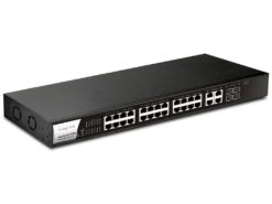 DrayTek VigorSwitch P1280 24 Port PoE Web Smart Gigabit Switch