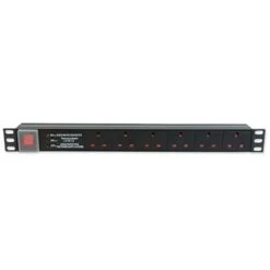 LMS Data 6-Way 1U 19-inch Horizontal Rackmount PDU