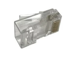 RJ45 CAT6 Unshielded Plug Connectors - Pack Of 100