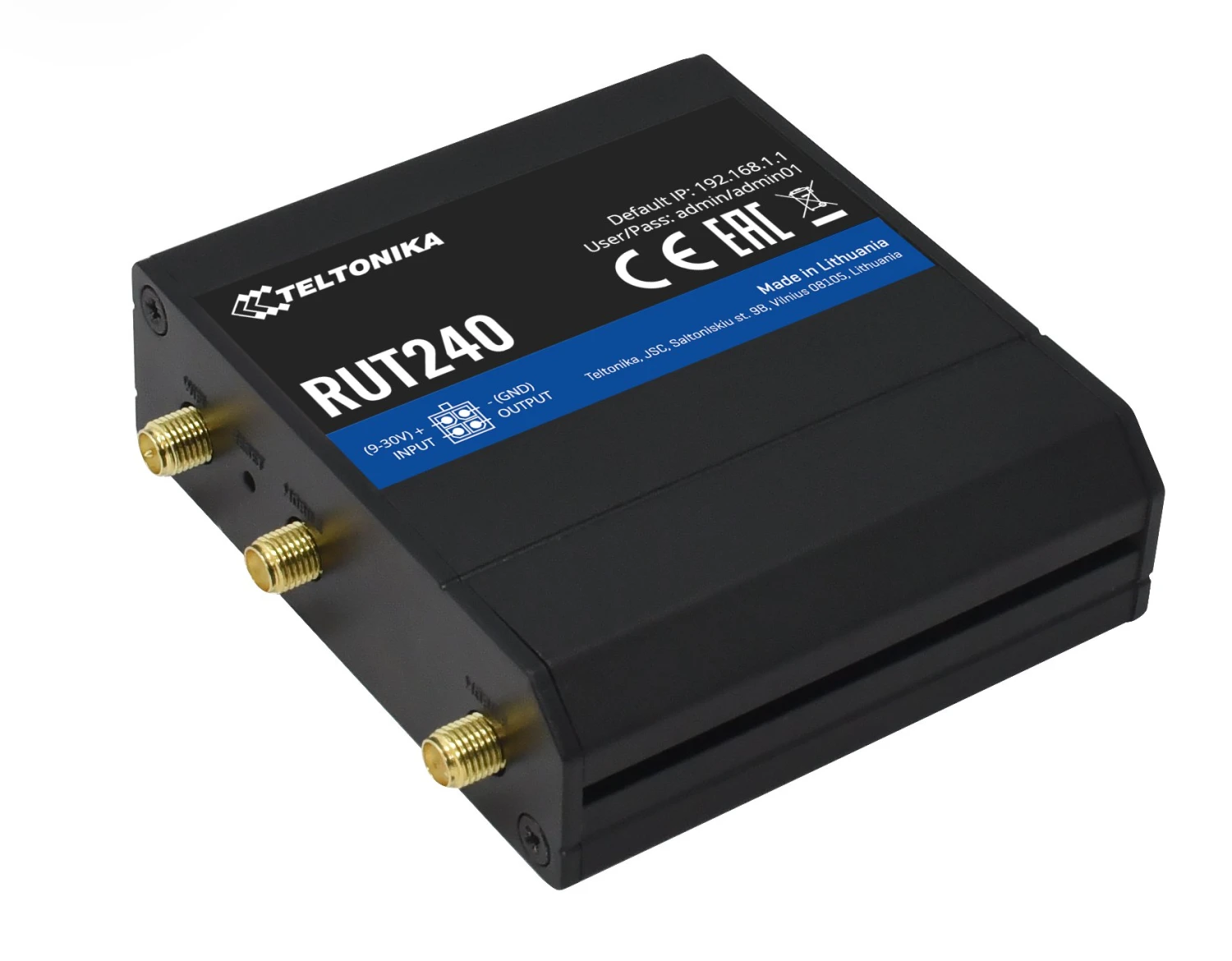 Teltonika RUT240 Compact 3G/4G Router With External SIM Holder 4 Teltonika RUT240 Compact 3G/4G Router With External SIM Holder - Image 2