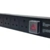 Titan 6 Way Horizontal PDU -Network Equipment Store titan 6 way pdu