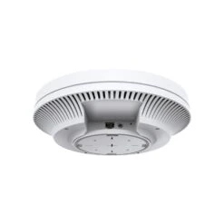 TP-Link EAP670 AX5400 Ceiling Mount WiFi 6 Access Point With PoE+ 12 TP-Link EAP670 AX5400 Ceiling Mount WiFi 6 Access Point With PoE+ -Network Equipment Store tp link eap670 wifi 6 poe access point back angle image