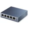 TP-Link TL-SG105 5 Port Gigabit Ethernet Desktop Switch -Network Equipment Store tp link tl sg105 5 port switch front angle