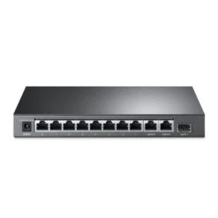TP-Link TL-SL1311MP 8-Port Unmanaged Switch With 8 PoE+ Ports -Network Equipment Store tp link tl sl1311mp 8 port poe switch back image