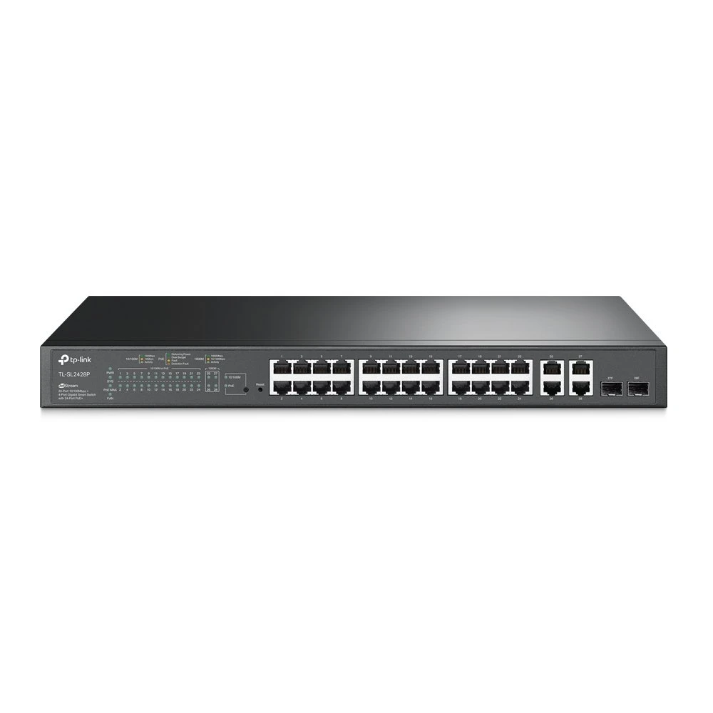 TP-Link TL-SL2428P 24-Port Smart PoE Switch (T1500-28PCT) 3 TP-Link TL-SL2428P 24-Port Smart PoE Switch (T1500-28PCT)