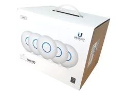 Ubiquiti UniFi Nano-HD 4x4 MU-MIMO 802.11ac Wave2 Access Point 5 Pack -Network Equipment Store uapnanohd5 wifiaccesspoint boxside
