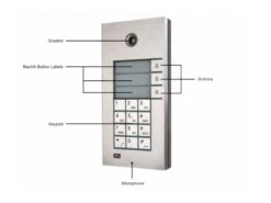 2N Helios Vario Door Intercom 3 Buttons With Keypad 9137131KU -Network Equipment Store vario door intercom labels