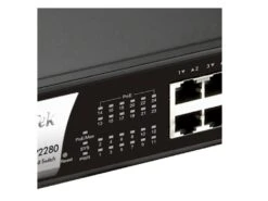 DrayTek VigorSwitch P2280 High-Power PoE 28 Port Gigabit Switch -Network Equipment Store vigorswitch p2280