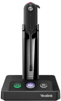 Yealink WH63 TEAMS Convertible Mono DECT Wireless Headset 5 Yealink WH63 TEAMS Convertible Mono DECT Wireless Headset -Network Equipment Store yealink wh63 teams headset front angle