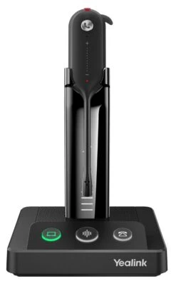 Yealink WH63 UC Convertible DECT Wireless Mono Headset -Network Equipment Store yealink wh63 uc dect headset front angle