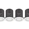 Zuma Lumisonic Wireless Downlight & Speaker Bundle Of 4 -Network Equipment Store zuma lumisonic downlight speaker bundle of 4