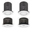 Zuma Lumisonic Speaker X 2 & Luminaire Downlight X 2 Bundle -Network Equipment Store zuma lumisonic luminaire x 2