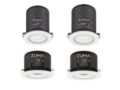 Zuma Lumisonic Speaker X 2 & Luminaire Downlight X 2 Bundle